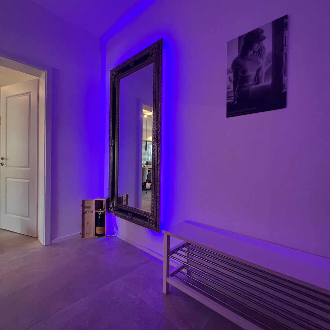 Ferienwohnungen-Glonn-Billard-Wohnung-Flur