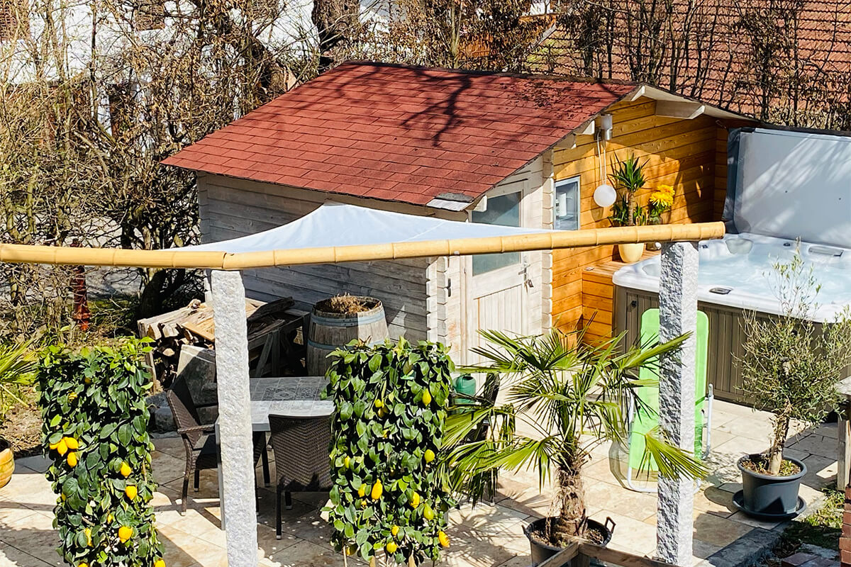 Ferienwohnung in Aßling Aussenblick