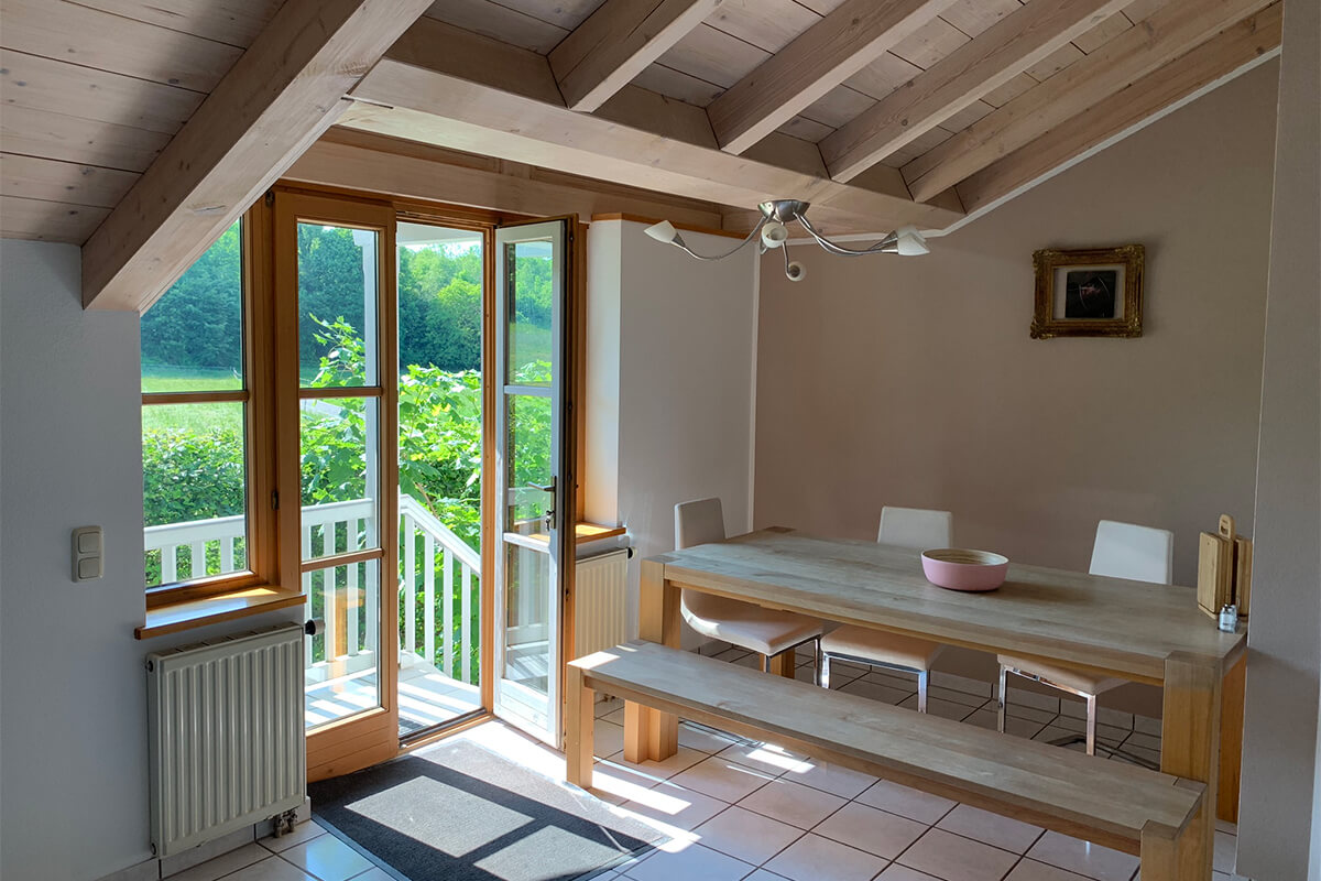 Ferienwohnung in Aßling Küchenbereich